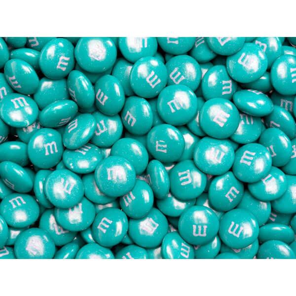 M&amp;M&#39;s Milk Chocolate Candy - Teal: 5LB Bag - Candy Warehouse