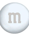 M&M's Milk Chocolate Candy - White: 5LB Bag - Candy Warehouse