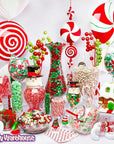 M&M's Minis Candy Filled Christmas Figurines: 12-Piece Display - Candy Warehouse