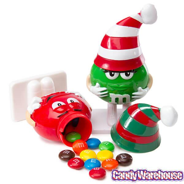 M&M's Minis Candy Filled Christmas Figurines: 12-Piece Display - Candy Warehouse