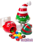 M&M's Minis Candy Filled Christmas Figurines: 12-Piece Display - Candy Warehouse