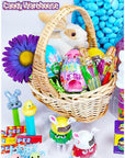 M&M's Minis Candy Filled Easter Bunny Figurines: 12-Piece Display