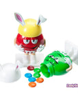 M&M's Minis Candy Filled Easter Bunny Figurines: 12-Piece Display