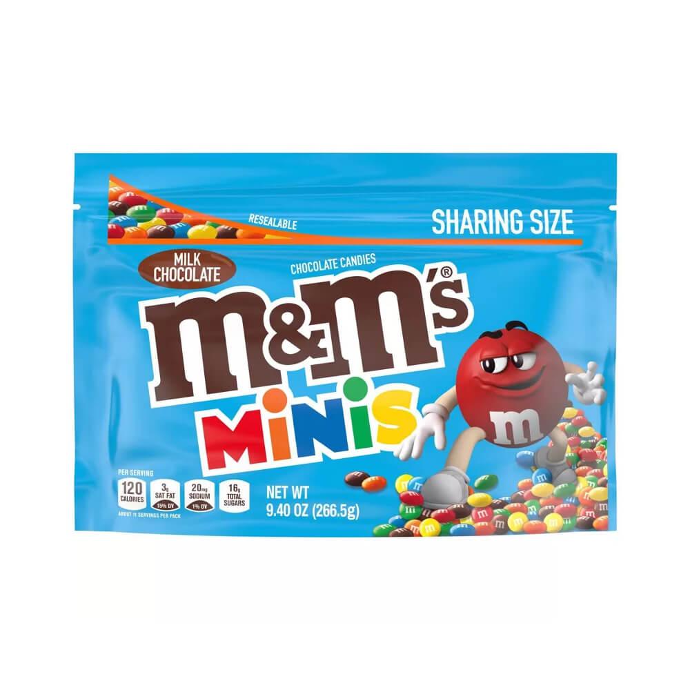 M&M's Minis Milk Chocolate Candy: 9.4-Ounce Bag - Candy Warehouse