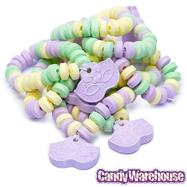 Mardi Gras Candy Bracelets: 12-Piece Box