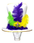 Mardi Gras Bride Hat