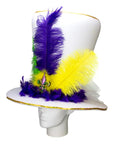 Mardi Gras Bride Hat