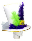 Mardi Gras Bride Hat