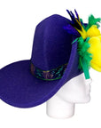 Mardi Gras Roses Lady Hat