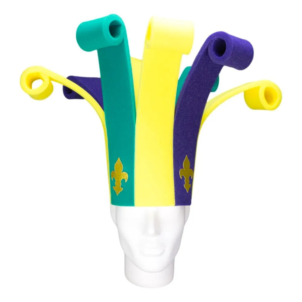 Mardi Gras Jester Rollers Hat