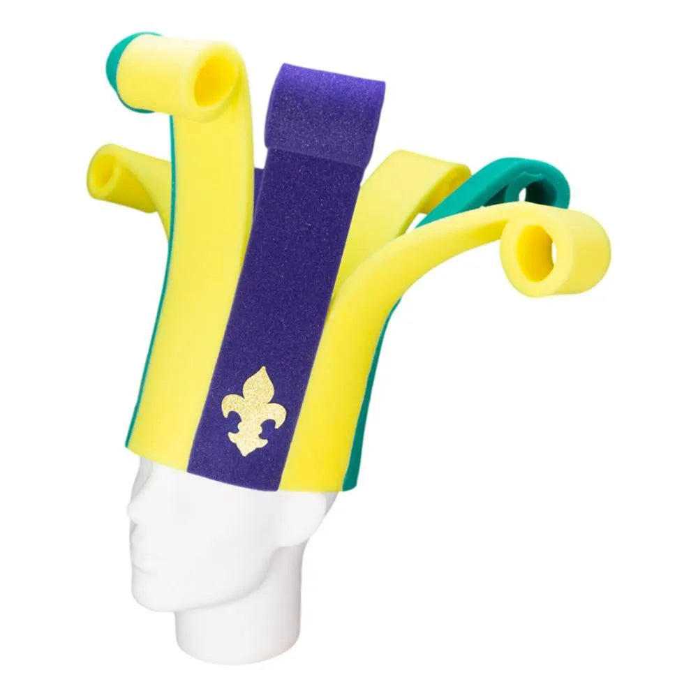 Mardi Gras Jester Rollers Hat