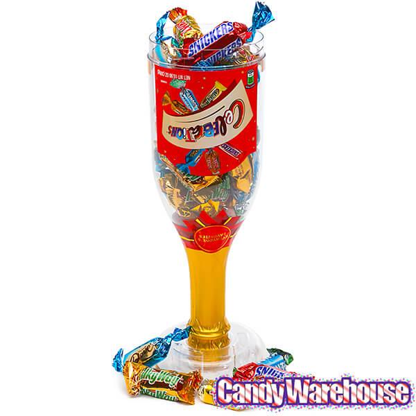 Mars Celebrations Chocolate Candy in Champagne Bottle - Candy Warehouse