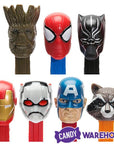 Marvel Avengers PEZ Candy Packs: 12-Piece Display