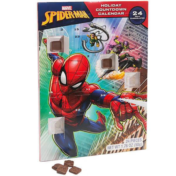 Marvel Spiderman Chocolate Advent Calendar - Candy Warehouse