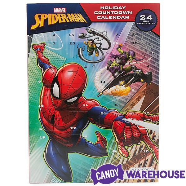 Marvel Spiderman Chocolate Advent Calendar Candy Warehouse