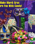 Masquerade Mask Hard Candy Lollipops: 12-Piece Bag - Candy Warehouse