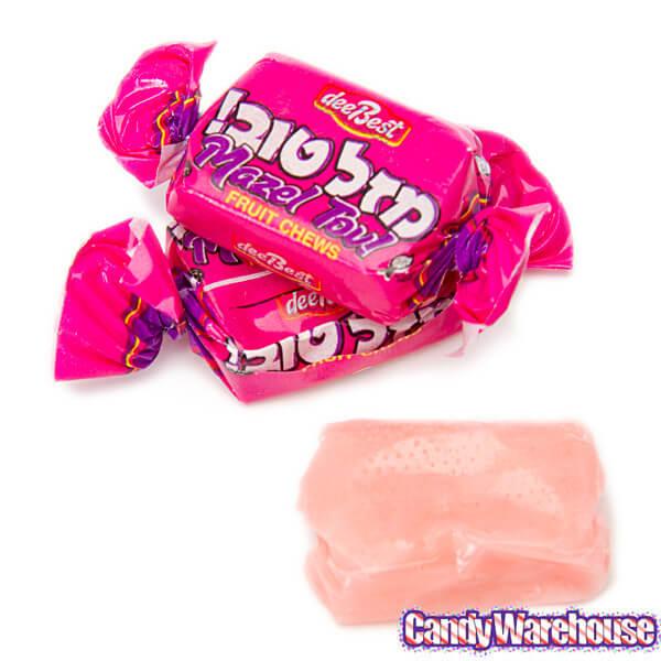 Mazel Tov Sour Strawberry Fruit Chews: 16-Ounce Bag - Candy Warehouse