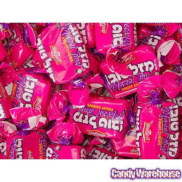 Mazel Tov Sour Strawberry Fruit Chews: 16-Ounce Bag - Candy Warehouse