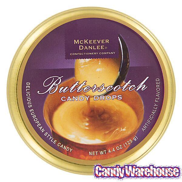 McKeever & Danlee Bon Bons Candy Tins - Butterscotch: 6-Piece Box - Candy Warehouse