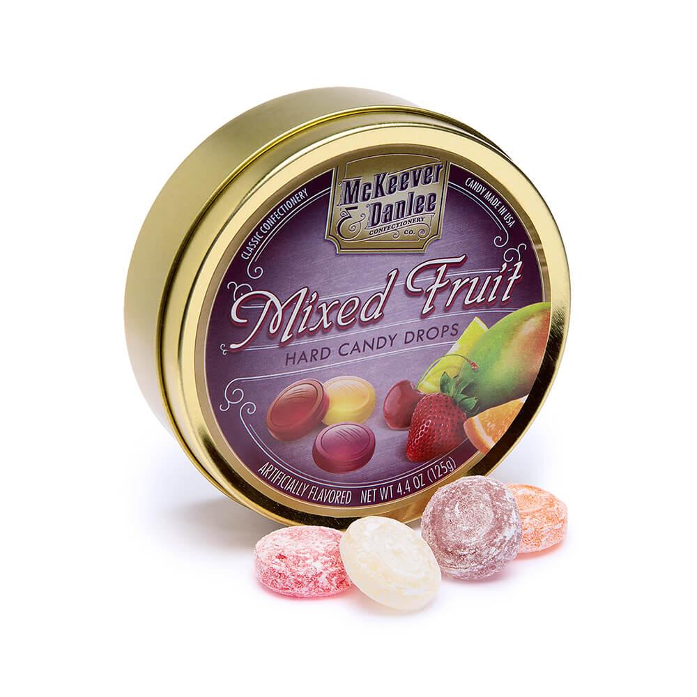 McKeever & Danlee Bon Bons Candy Tins - Mixed Fruit: 6-Piece Box - Candy Warehouse