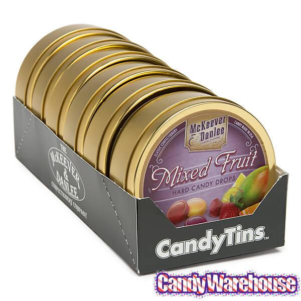 McKeever & Danlee Bon Bons Candy Tins - Mixed Fruit: 6-Piece Box - Candy Warehouse