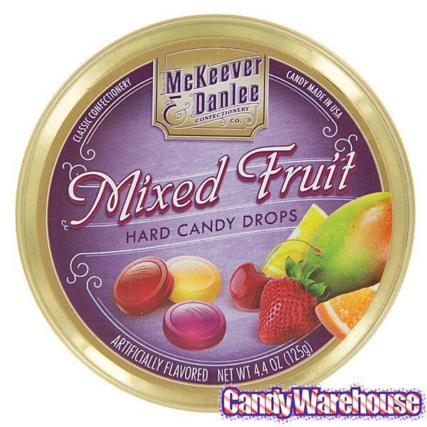 McKeever & Danlee Bon Bons Candy Tins - Mixed Fruit: 6-Piece Box - Candy Warehouse