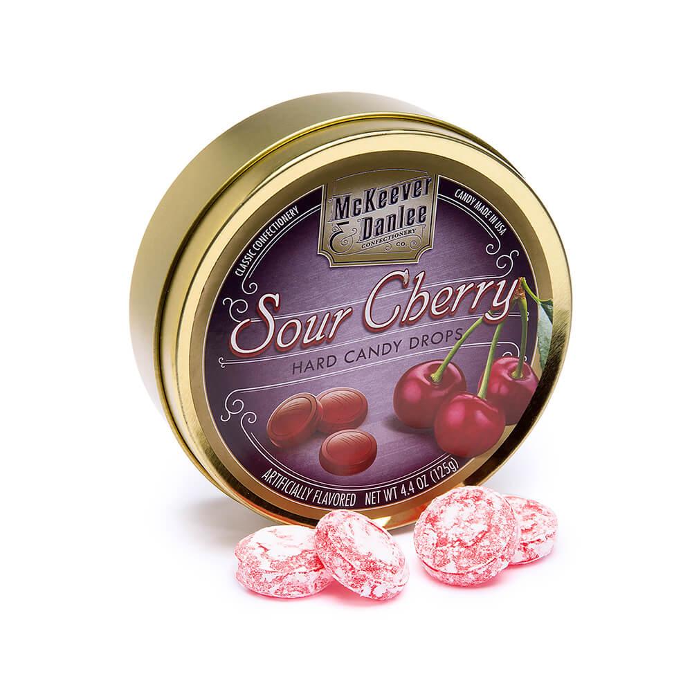 McKeever & Danlee Bon Bons Candy Tins - Sour Cherry: 6-Piece Box - Candy Warehouse