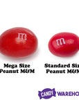 Mega M&M's Candy - Peanut: 9.6-Ounce Bag - Candy Warehouse