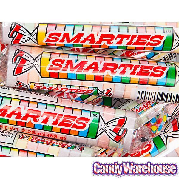 Mega Smarties Candy Rolls: 24-Piece Box - Candy Warehouse