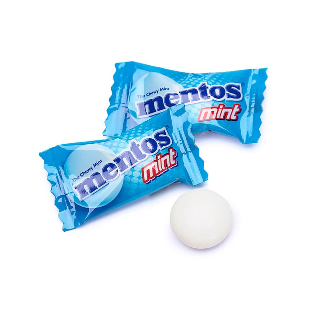 Mentos Mint Candy Single Packs: 125-Piece Bag - Candy Warehouse