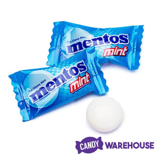 Mentos Mint Candy Single Packs: 125-Piece Bag - Candy Warehouse