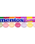 Mentos Rainbow Chewy Mints Candy Rolls: 15-Piece Box