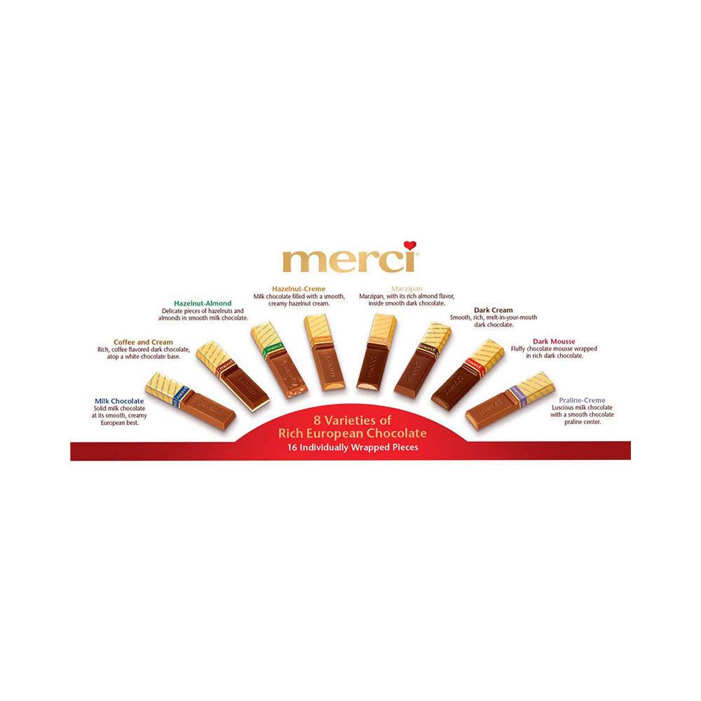 Merci Finest Assortment of European Chocolates: 7-Ounce Box - Candy Warehouse