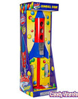 Metal 3-Foot Rocket Gumball Machine with Gumballs