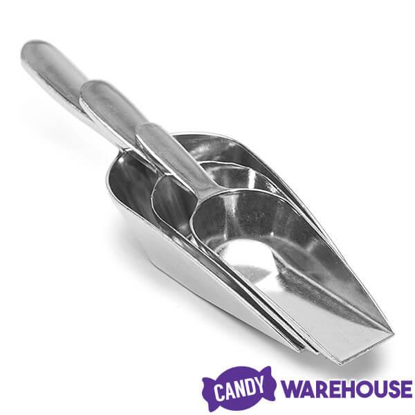 Metal Flat-Bottom Candy Scoops: 3-Piece Set - Candy Warehouse