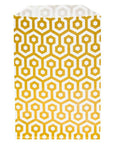 Metallic Gold Honeycomb Candy Bags: 25-Piece Pack - Candy Warehouse