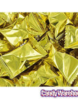 Metallic Gold Wrapped Butter Mint Creams: 300-Piece Case