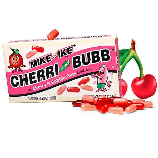 Mike and Ike Cherry and Bubb Candy 5-Ounce Packs: 12-Piece Box - Candy Warehouse