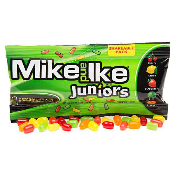 Mike and Ike Juniors Candy 3.5-Ounce Packs: 18-Piece Box - Candy Warehouse