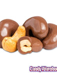 Milk Chocolate Covered Cashews Candy: 2LB Bag - Candy Warehouse