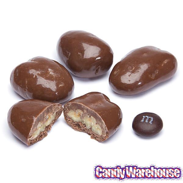 Milk Chocolate Covered Pecans Candy: 2LB Bag - Candy Warehouse