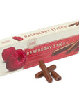 Milk Chocolate Covered Raspberry Jelly Candy Sticks: 10.5-Ounce Gift Box - Candy Warehouse