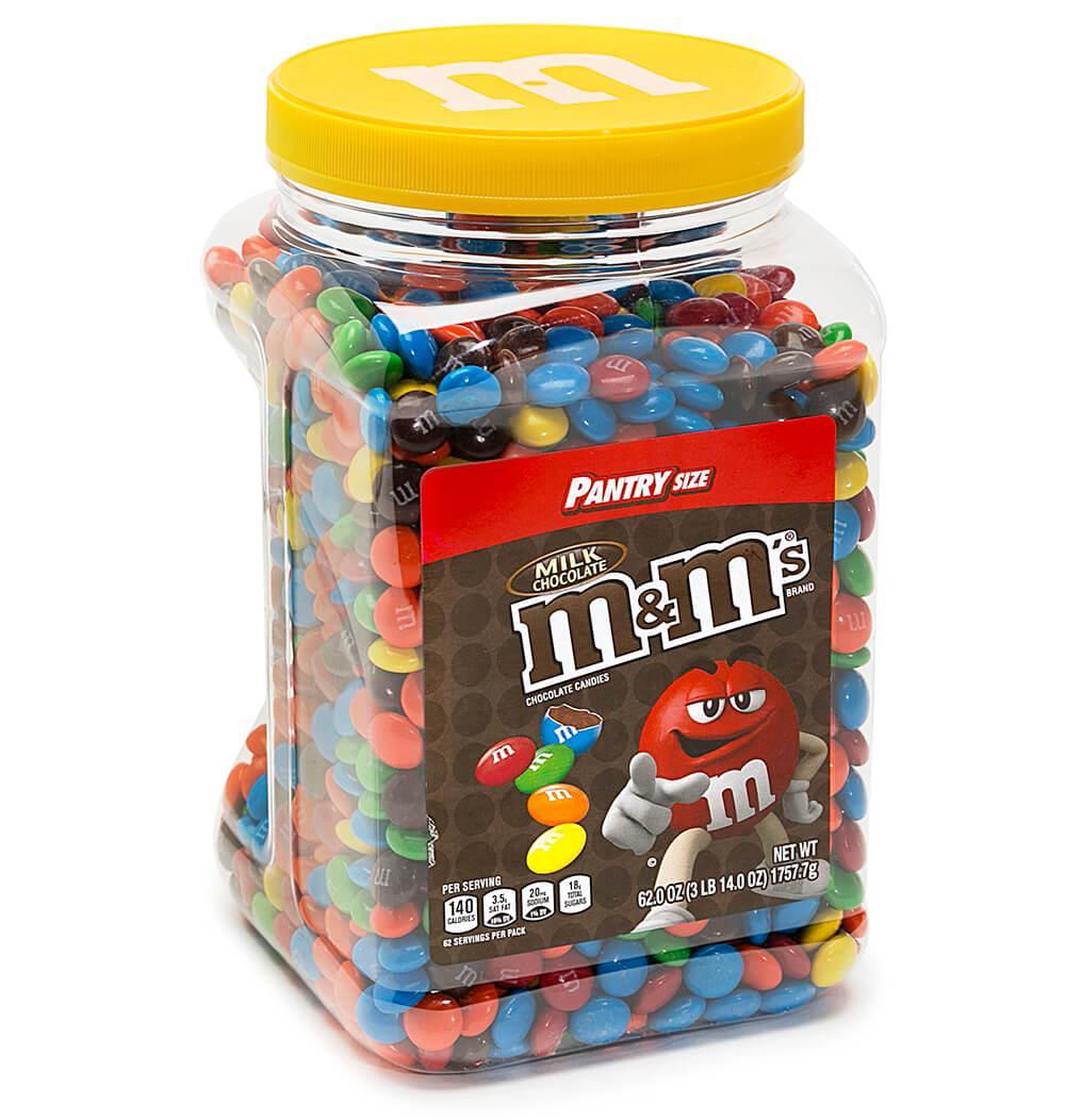 Milk Chocolate M&M's Candy: 56-Ounce Jar - Candy Warehouse