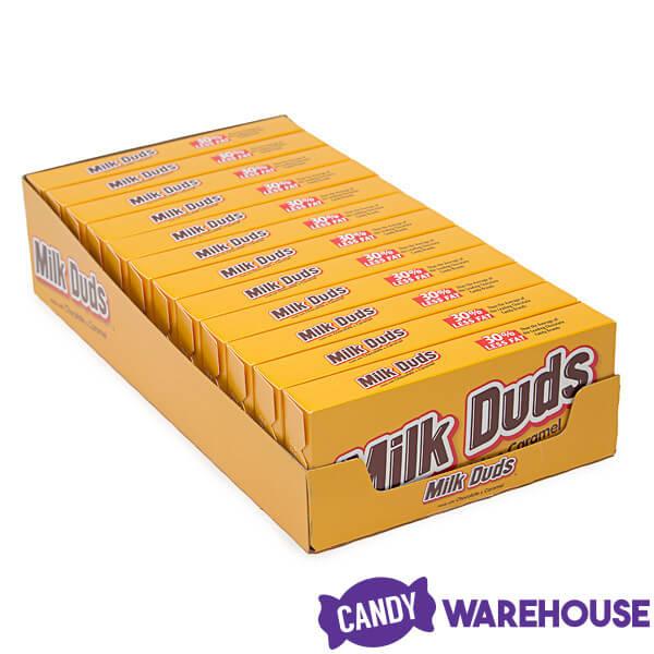 Milk Duds Candy 5-Ounce Packs: 12-Piece Box - Candy Warehouse