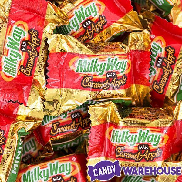 Milky Way Caramel Apple Minis Candy: 11.5-Ounce Bag - Candy Warehouse