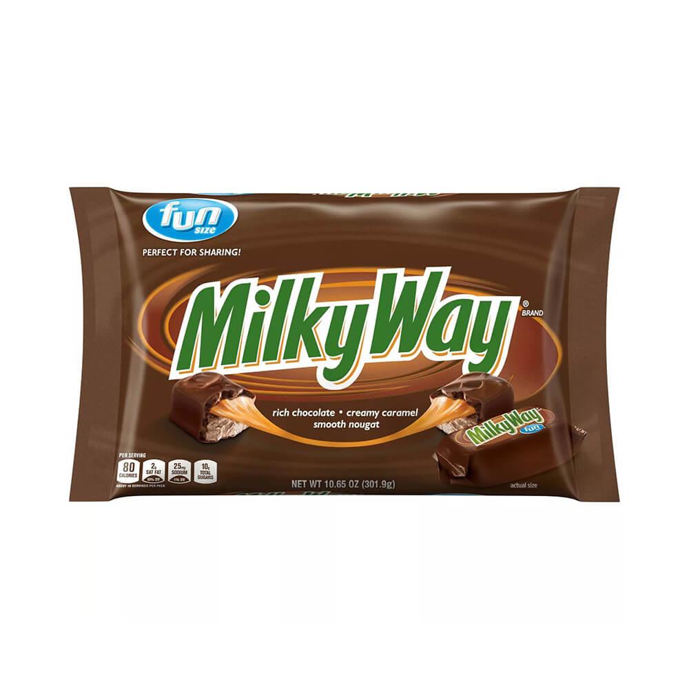 Milky Way Fun Size Candy Bars: 18-Piece Bag - Candy Warehouse