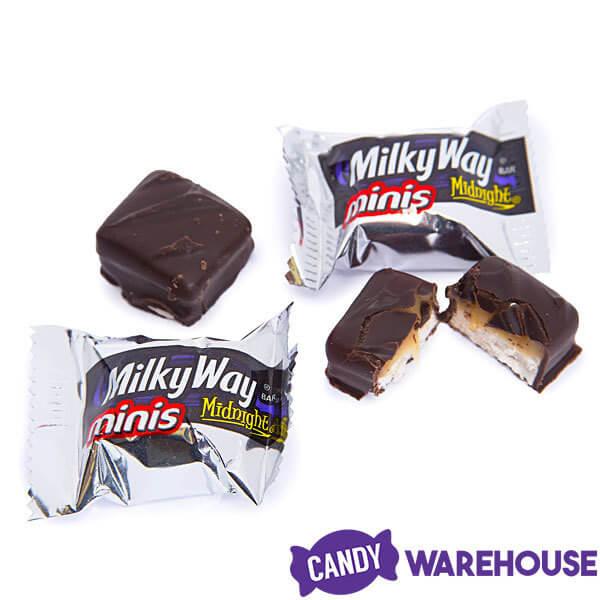 Milky Way Midnight Minis Candy: 8.9-Ounce Bag - Candy Warehouse