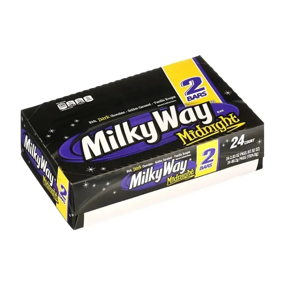 Milky Way Midnight Share Size Candy Bars: 24-Piece Box - Candy Warehouse