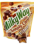 Milky Way Simply Caramel Bites Candy: 7-Ounce Bag - Candy Warehouse