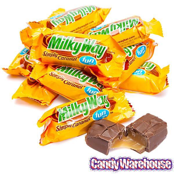 Milky Way Simply Caramel Fun Size Candy Bars: 14-Piece Bag - Candy Warehouse